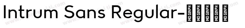 Intrum Sans Regular字体转换